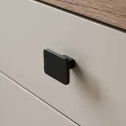 Poignée SIMPS ronde / Noir mat