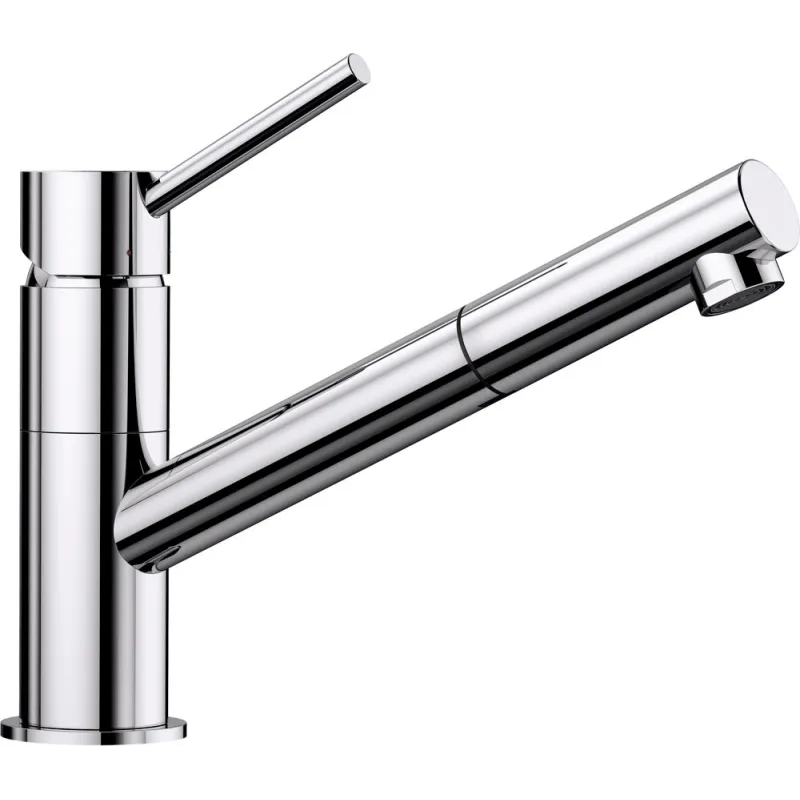 Robinet BLANCO KANO-S avec douchette / Chrome brillant