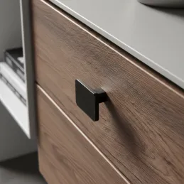 Poignée bouton SIMPS / Patine noire