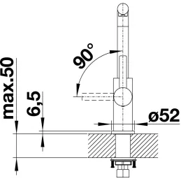 Batterie Blanco LANORA / acier inoxydable poli