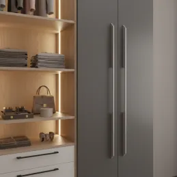 Poignée de meuble HANNA / Chrome mat