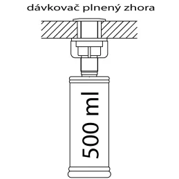 Distributeur de savon Blanco LIVIA / Or satiné