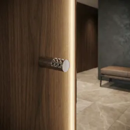 Porte-manteau PING / Chrome brillant
