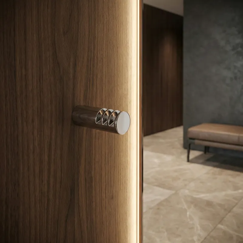 Porte-manteau PING / Chrome brillant