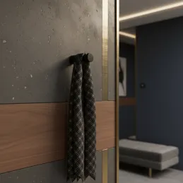 Patère KASTO / Noir mat