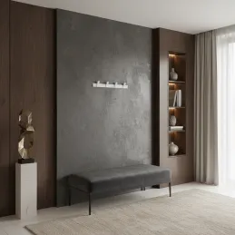 Patère murale AVALION XL / Blanc mat