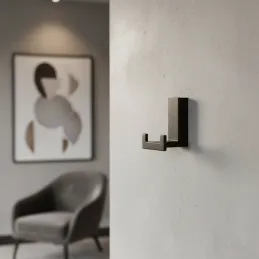 Patère SILVIA Mini / Noir mat