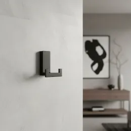 Patère SILVIA Mini / Noir mat