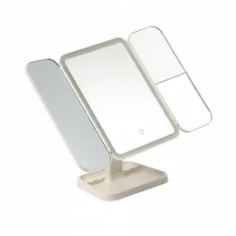 Miroir cosmétique avec éclairage LED et organiseur TREND / Crème