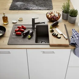 Évier en céramique Blanco LEGRA XL 6 S / Noir
