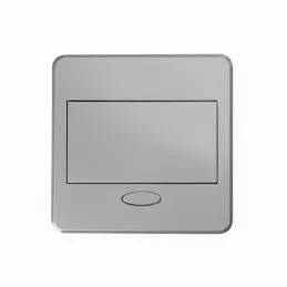 Prise électrique escamotable BOX MINI 1x230V + 2xUSB A+C / Aluminium