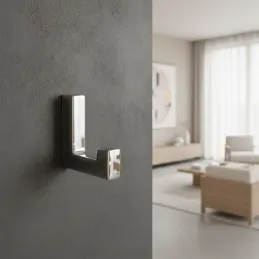 Patère MAXA / Chrome brillant