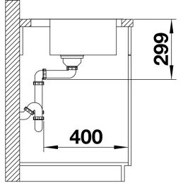 Évier en acier inoxydable Blanco LEMIS 6-IF