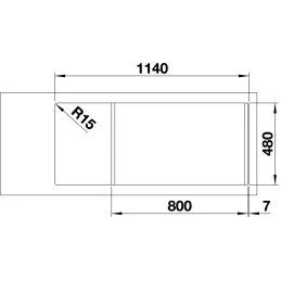 Évier en inox Blanco LEMIS 8 S-IF