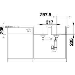 Évier en inox Blanco LEMIS 8 S-IF