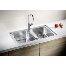 Évier en acier inoxydable Blanco LEMIS 8 S-IF