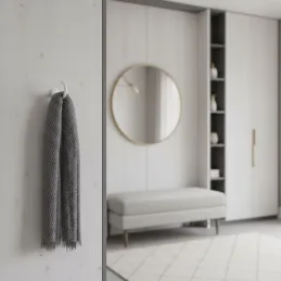 Porte-manteau ORSA / Blanc mat