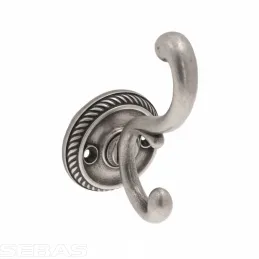 Porte-manteau rustique GALILEO / Argent vieilli
