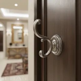 Porte-manteau rustique GALILEO / Argent vieilli