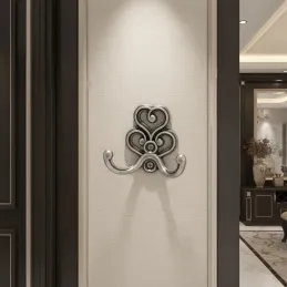 Patère rustique STRADIUS MINI / Argent vieilli