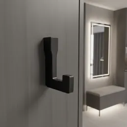 Porte-manteau CARMEN / Noir mat