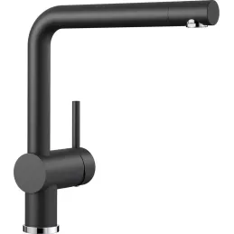 Mitigeur BLANCO LINUS pour évier en SILGRANIT / Noir mat