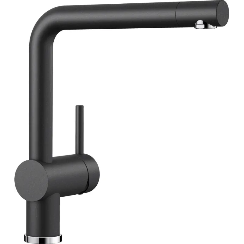 Mitigeur BLANCO LINUS pour évier en SILGRANIT / Noir mat