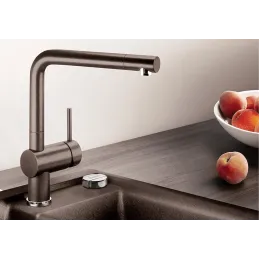 Mitigeur Blanco LINUS en silgranit / Gris roche
