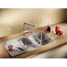 Mitigeur Blanco LINUS-S avec douchette / Chrome brillant