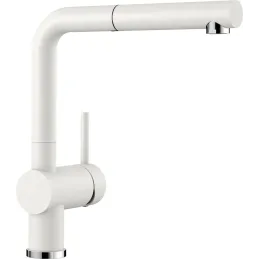 Mitigeur Blanco LINUS-S avec douchette – Silgranit / Blanc
