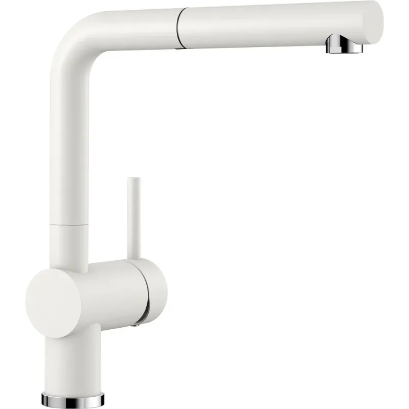 Mitigeur Blanco LINUS-S avec douchette – Silgranit / Blanc