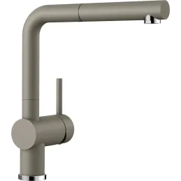Robinet Blanco LINUS-S avec douchette – Silgranit / Tartufo