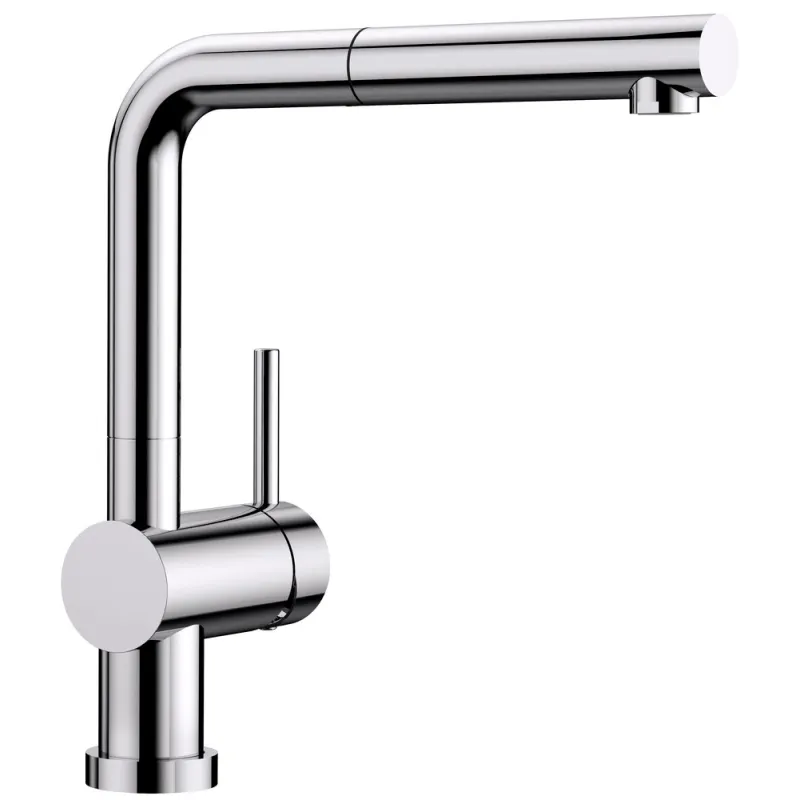 Mitigeur Blanco LINUS S - F - sous-fenêtre avec douchette / Chrome brillant