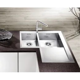 Mitigeur Blanco LINUS S - F - sous-fenêtre avec douchette / Chrome brillant
