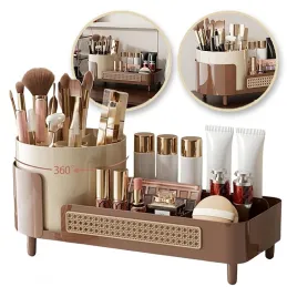 Organiseur rotatif pour cosmétiques MAKEUP / Marron