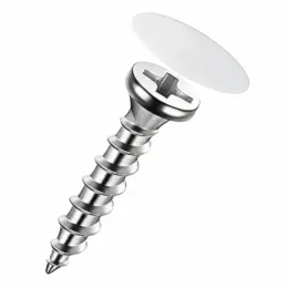 Cache autocollant en ABS 10113 / Blanc lisse