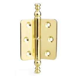 Charnière à penture décorative 78 mm / Doré brillant