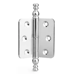 Charnière décorative à ailettes 78 mm / Chrome brillant