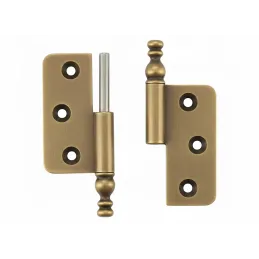 Charnière décorative à penture 78 mm / Laiton vieilli