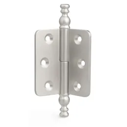 Charnière décorative à ailes 78 mm / Chrome maté
