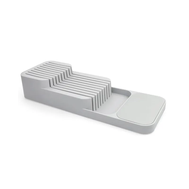 Porte-couteaux pour tiroir ou plan de travail ADRIA / Gris
