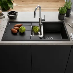 Évier en céramique Blanco METRA 6 S / Anthracite