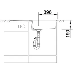 Évier en grès Blanco METRA XL 6 S / Anthracite