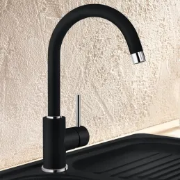 Mitigeur BLANCO MIDA en SILGRANIT / Blanc mat