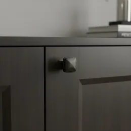 Bouton de meuble MARON / Noir mat