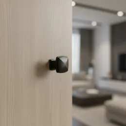 Bouton de meuble MARON / Noir mat