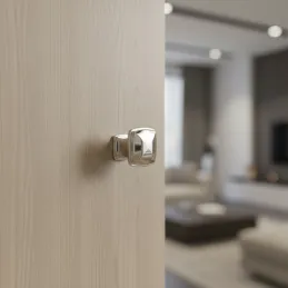 Bouton de meuble MARON / Chrome brillant