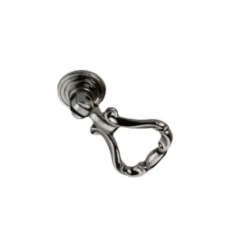 Bouton de meuble rustique CORTINA / Noir brillant