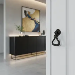 Bouton de meuble rustique CORTINA / Noir mat