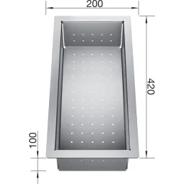 Cuve en inox Blanco pour évier ZEROX